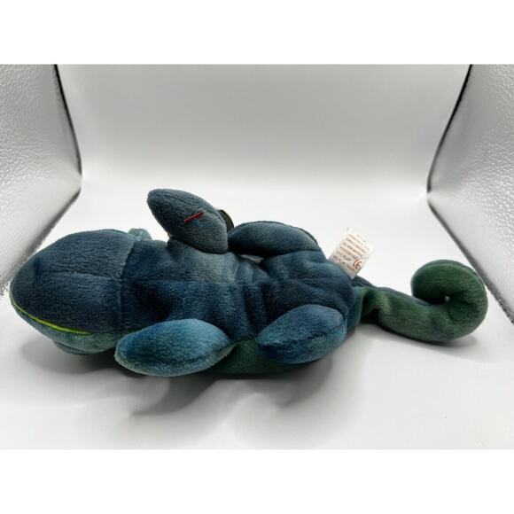 TY Beanie Baby Babies Stuffed Animal Plush Chameleon Rainbow 1997 - Picture 8 of 13